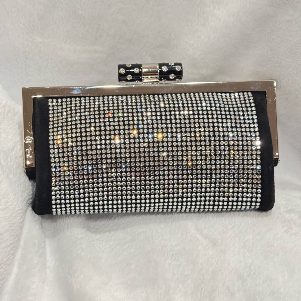 YSL crystal clutch